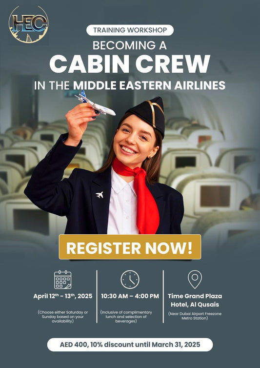 Training Workshop: Becoming Cabin Crew in the Middle Eastern Airlines